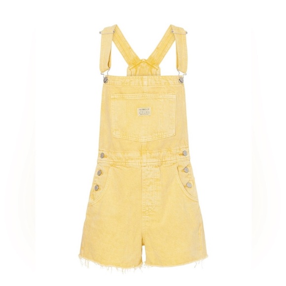 Levi's Pants - Levi’s Women’s Yellow Denim Short Overalls